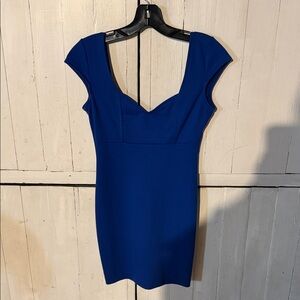 Elegant Blue Women's Dress
